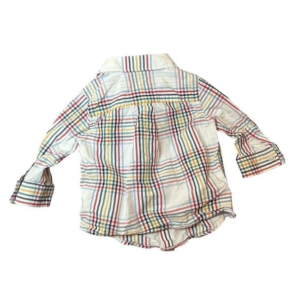 Hannah Andersson baby button down shirts lot of 2 6-12 months - Picture 3 of 12